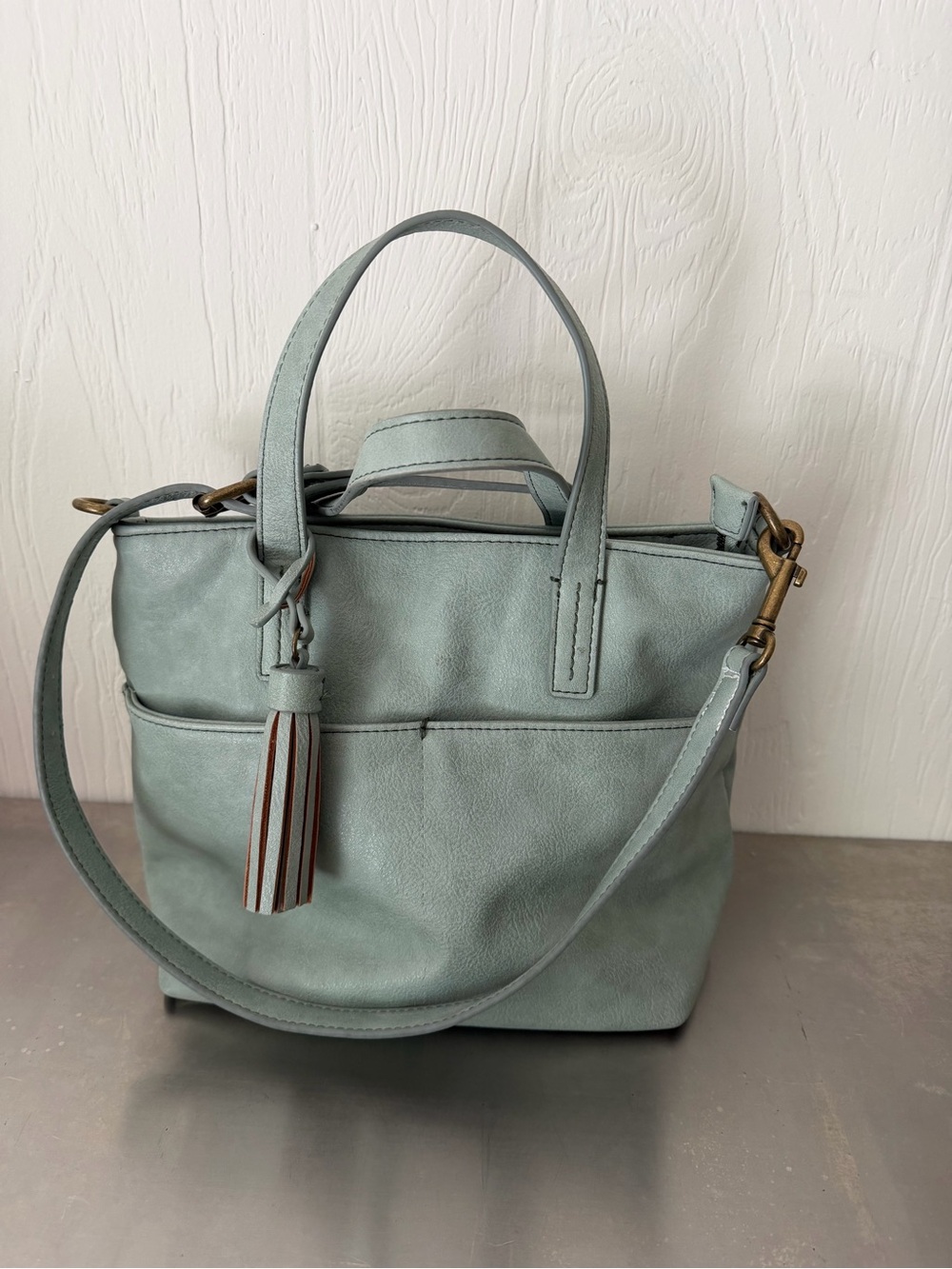 Sonoma Classic Tote Handbag in Sage Green